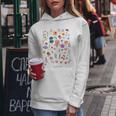 Nature Queen Flowers Floral Manga Larga Sudadera con capucha para mujer Regalos divertidos