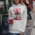 Niños Kawaii Cute Japanese Cat Strawberry Milk Anime For Girls Sudadera con capucha para mujer Regalos divertidos