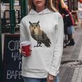 Owl Hunting Hiking Outdoor Camping Forest Owl Women Hoodie Funny Gifts