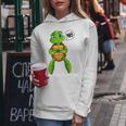 Turtle Nö Children's For Girls And Boys Green S Kapuzenpullover für Damen Lustige Geschenke