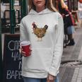 Ugly Christmas Sweater Chicken Christmas Kapuzenpullover für Damen Lustige Geschenke