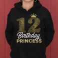 12Th Birthday Girl Princessintage 2011 Cute Kapuzenpullover für Damen