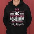 40Th Birthday Woman 40Th Birthday Women'sintage 1985 Women's Kapuzenpullover für Damen