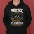 45 Cumpleaños 45 Años Hombre Intage 1980 Regalo Sudadera con capucha para mujer