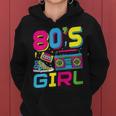 80S Girl 80S Theme Party 80S Outfit Kapuzenpullover für Damen