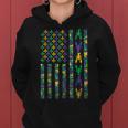 American Flag Mardi Gras Crawfish Carnival Women Hoodie
