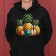 Ananas Bowling Kapuzenpullover für Damen