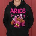 Aries Girl Birthday Queen Sneakers Zodiac Sign Women Hoodie