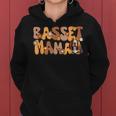 Basset Hound Groovy World's Best Basset Mama Kapuzenpullover für Damen