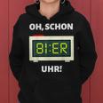 Beer Clock Mallorca Party Alcohol Beer Saufen Suff Kapuzenpullover für Damen