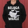 Beluga Whale Ocean Animal Lover Sea Animal Mammal Beluga Kapuzenpullover für Damen