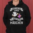 Boys Make Boys Make Girls Kapuzenpullover für Damen