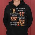 Christmas Mulled Wine Rudolph Reindeer Kapuzenpullover für Damen