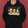 Christmas Outfit Beer Party Outfit Beer Beer Glasses Kapuzenpullover für Damen