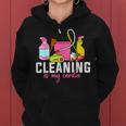 Cleaning Is My Cardio Housekeeping Woman Women's Hoodie