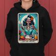 Cool Mama Club Tarot Card Skeleton Halloween Women Hoodie