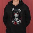 Creepy Kawaii Goth Girl Horror Anime Aesthetic Women Hoodie
