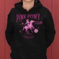 Cute Pink Girl Pony Club Women Hoodie