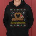 Dachshund Christmas Jumper Women's Christmas Jumper Ugly Kapuzenpullover für Damen