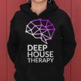 Deep House Therapy House Musique House Tech House Dj Edm Sweat à capuche femme