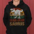 Dinosaur Gram-Gram Saurus Vintage Mother's Day Women Hoodie