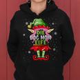 Dog Mom Elf Outfit Christmas Family Christmas Kapuzenpullover für Damen