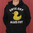 Duck Good Everything Good Squeaky Duck Yellow Duck Kapuzenpullover für Damen