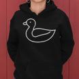 Duck Minimalism Kapuzenpullover für Damen