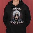 Evil Old Woman Women's Motorcycle Sarcasm Kapuzenpullover für Damen