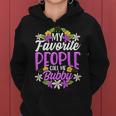 My Favorite People Call Me Bubby Floral Women Hoodie