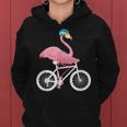 Flamingo Bicycle Bike Flamingo Kapuzenpullover für Damen