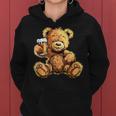 Beer Teddy Bear Costume Kapuzenpullover für Damen