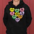 Candy Heart Anti Valentine's Day Sarcastic Love Joke Women Hoodie