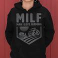 Farm Dad Joke Farmer Mom Man I Love Farming Women Hoodie