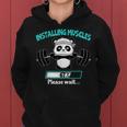 Installing Muscle Panda Weight Lifting Barbell Fitness Kapuzenpullover für Damen