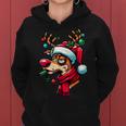 Reindeer Xmas Christmas Christmas Kapuzenpullover für Damen