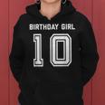 Girls 10Th Birthday Girls Ten Year Blue Kapuzenpullover für Damen