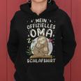 Großmutter & 2 Enkel Offizielles Oma Schlaf Faultier Kapuzenpullover für Damen
