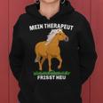 Haflinger Horse Mein Therapeut Feats Hay Kapuzenpullover für Damen