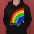 My Other Half Gay Couple Rainbow Pride Cool Lgbt Kapuzenpullover für Damen