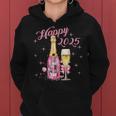 Happy 2025 Happy New Year New Year Sparkling Wine Party Kapuzenpullover für Damen