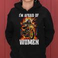I'm Afraid Of Cringe Skeleton Sudadera con capucha para mujer