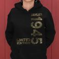 January 1945 Man Woman 80Th Birthday Limited Edition Kapuzenpullover für Damen