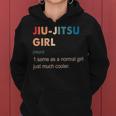 Jiu-Jitsu Girl Definition Jiu-Jitsu Regalo Para Niñas Sudadera con capucha para mujer