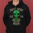 Just Here For The Beer Alien Graphic Beer Kapuzenpullover für Damen