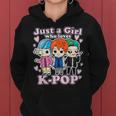 K-Pop Just A Girl Who Loves K-Pop Korean Pop Band Kapuzenpullover für Damen