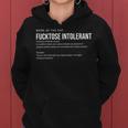 Lactose Tolerant Fucktose Intolerant Sarcasm Women Women Hoodie