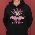 Level 18 Years Girl's Woman Birthday Gamer Girl 2007 Kapuzenpullover für Damen