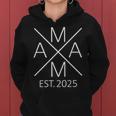 Mamá 2025 Embarazo 2025 Mama Est 2025 Sudadera con capucha para mujer