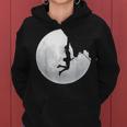 Maman Fille Grimpante Lune Montagne Amoureuse Escalade Sweat à capuche femme